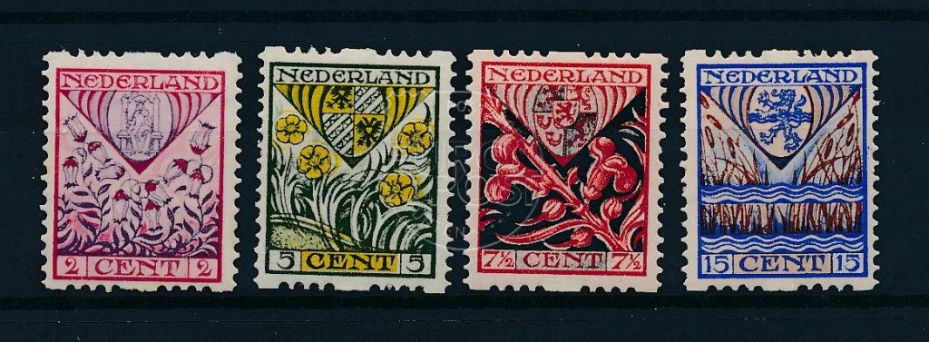 Nederland 1927 Kinderzegels R78-R81 Postfris