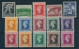 Nederland 1944-46 Bevrijdingszegels NVPH  428-42 1