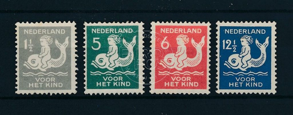 Niederlande 1929 Kindermarken NVPH 225-228 Unbenutzt
