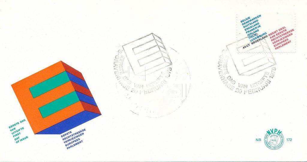 Nederland 1979 FDC Europees Parlement onbeschreven E172