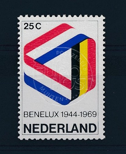 Nederland 1969 25 jaar Benelux NVPH 930