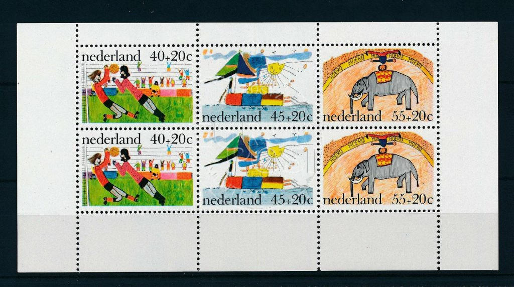 Niederlande 1976 Kinder-Briefmarkenblock NVPH 1107
