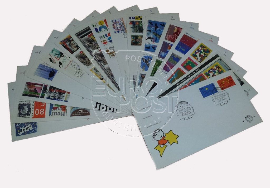 Nederland 1995 Complete Jaargang Eerste Dag Enveloppen