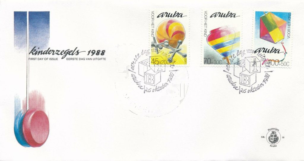 Aruba 1988 FDC Kinderzegels E 18