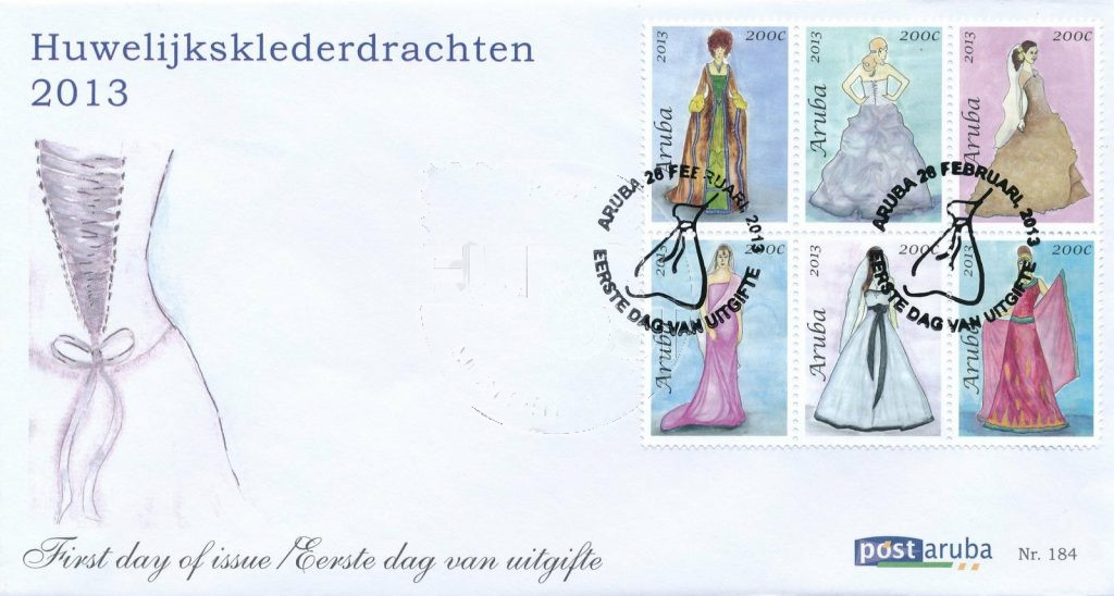 Aruba 2013 FDC Trouwjurken E 184