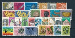 Zwitserland 1973 Complete jaargangen postzegels postfris