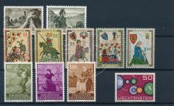 Liechtenstein 1961 Complete jaargangen postzegels postfris