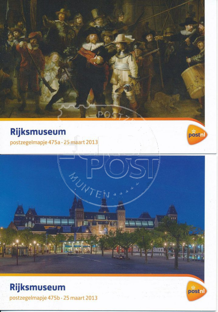 Nederland 2013 Rijksmuseum PZM475A-B