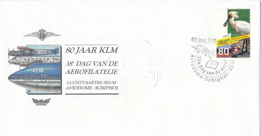 Pays-Bas 1999 Enveloppe 38 Jour d'Aérophilie