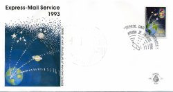 Aruba 1993 FDC Universum, Expresspost E 43