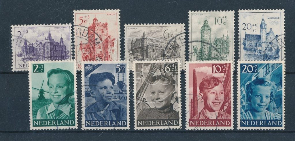 Nederland 1951 Complete jaargang Gestempeld