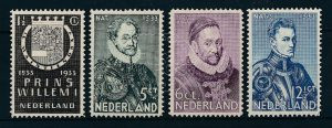 Netherlands 1933 Commemorative Stamps NVPH 252-255 MNH