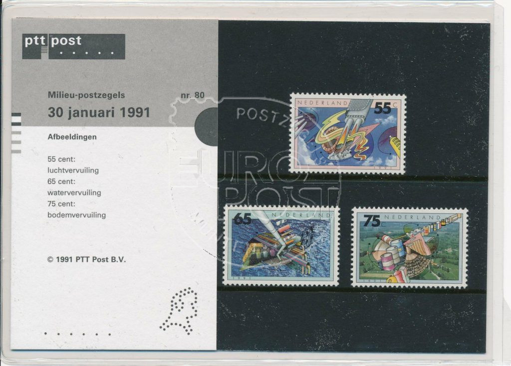 Nederland 1991 Milieu-postzegels PZM80