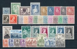 Bélgica 1951 Volume completo de selos MNH