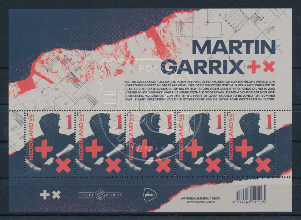 Nederland 2020 Martin Garrix blok NVPH 3884