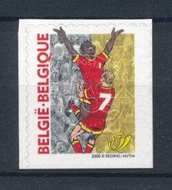 België 2000 Voetbal gezamenlijke uitgifte Nederland uit postzegelboekje OBP 2894 Postfris
