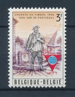 België 1966 Wereldcongres IPTT Dag van de postzegel OBP 1381 Postfris