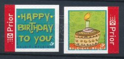 België 2006 Happy Birthday uit postzegelboekje OBP 3587-3588 Postfris