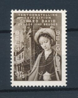 Belgia 1949 Malarz wystawowy Gerard David OBP 811 MNH