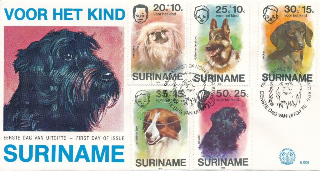 Suriname 1976 FDC Kinderzegels E9