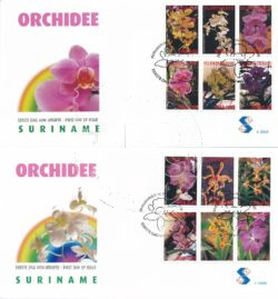 Suriname 2006 FDC Orchideeδn E293A-B