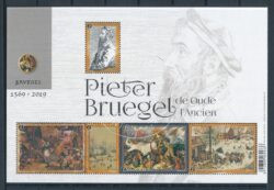 België 2019 Meesterlijke schilders Pieter Bruegel de Oude OBP Blok 282 Postfris