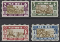 Nederlands Indië 1932 Leger des Heils NVPH 176-179  Ongebruikt