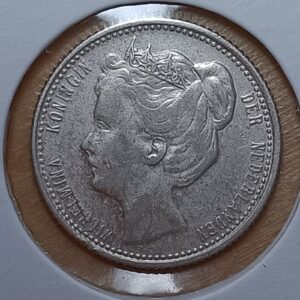 Nederland 1906 Wilhelmina 25 cent Zeer Fraai