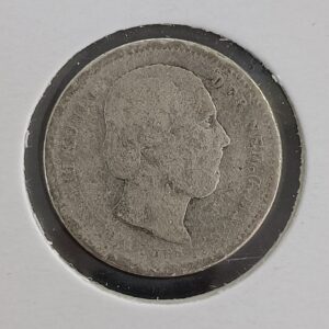 Nederland 1889 Willem III 25 cent Goed