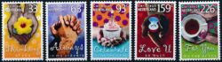 Caribisch Nederland 2011 Groet- en wenspostzegels NVPH 7-11 Postfris