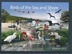 Curaçao 2012 Blocco uccelli costieri e marini NVPH 76 MNH