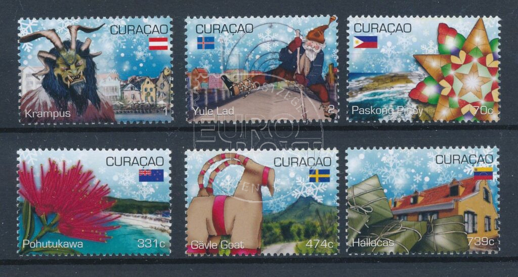 Curaçao 2020 Weihnachtsbriefmarken NVPH 478-483 postfrisch