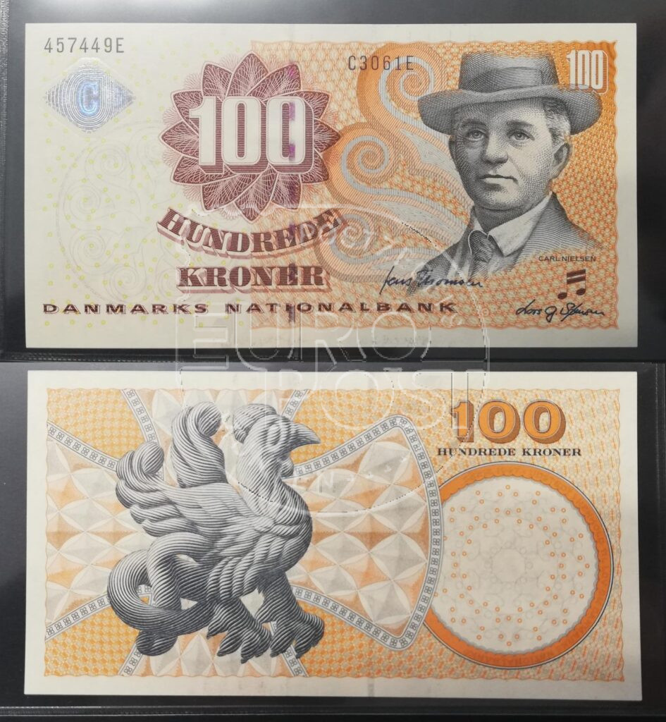 Dania 2006 Banknot 100 koron Thomsen-Sørensen UNC
