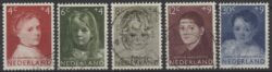 Nederland 1957 Kinderzegels NVPH 702-706 Gestempeld