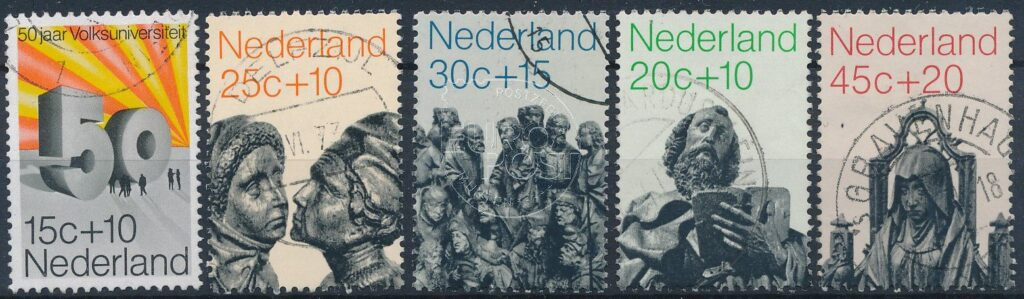 Nederland 1971 Zomerzegels NVPH 985-989 Gestempeld