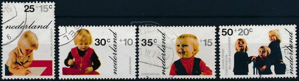 Nederland 1972 Kinderzegels NVPH 1020-1023 Gestempeld