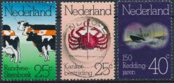 Pays-Bas 1974 Timbres occasionnels NVPH 1052-1054 Stamped