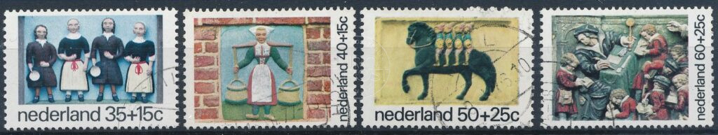 Nederland 1975 Kinderzegels NVPH 1079-1082 Gestempeld