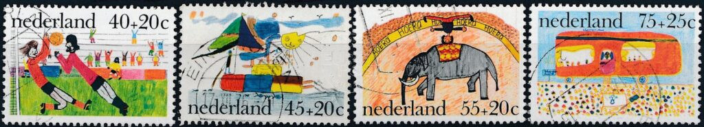 Nederland 1976 Kinderzegels NVPH 1103-1106 Gestempeld
