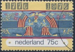 Países Bajos 1976 Ver. Estados 200 años de independencia NVPH 1091 Estampado