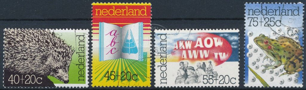 Nederland 1976 Zomerzegels NVPH 1085-1088 Gestempeld
