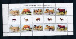 Nederlandse Antillen 2006 Dieren Ezel Paard Velletje NVPH V1631-1635 Postfris