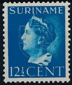 Suriname 1946 Koningin Wilhelmina NVPH 244 Ongebruikt