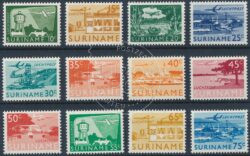 Suriname 1965 Luchtpost Verschillende voorstellingen NVPH LP35-LP46 Postfris