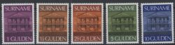 Suriname 1975 Frankaturmarken ZB 7-11 postfrisch