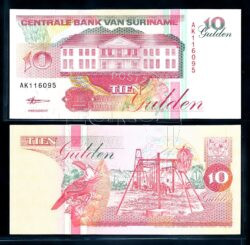 Suriname 1998 10 Gulden bankbiljet UNC