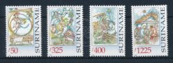 Suriname 1998 Kerstzegels ZB 998-1001 Postfris
