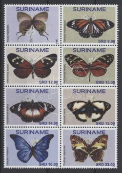 Suriname 2020 Butterflies ZB 2543-2550 MNH