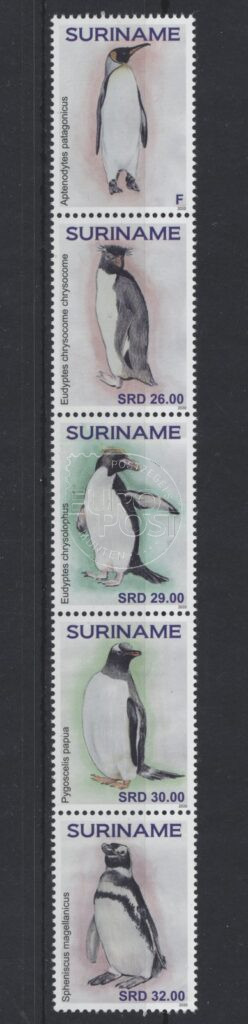 Suriname 2020 Vogels - Pinguins ZB 2607-2611 Postfris