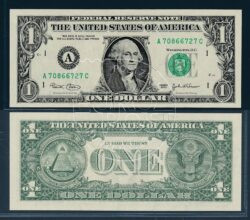 Verenigde Staten 2003 1 Dollar bankbiljet Boston UNC